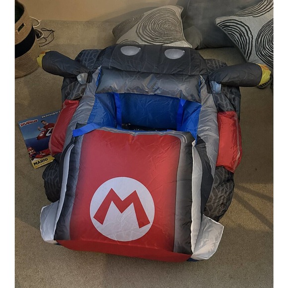 Super Mario Brothers Mario Kart Inflatable Adult Halloween Costume OS - Picture 6 of 7